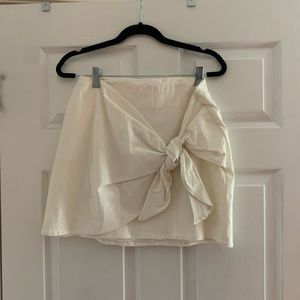 White Wrap Skirt